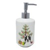Caroline's Treasures BB1575SOAP Christmas Tree and Boston Terrier Ceramic Soap