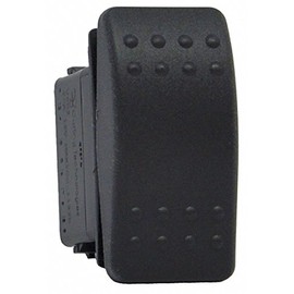 Carling Technologies Rocker Switch, Contact Form: DPDT, Number of Connections: 6, Terminals: 0.250" Quick Connect Tab