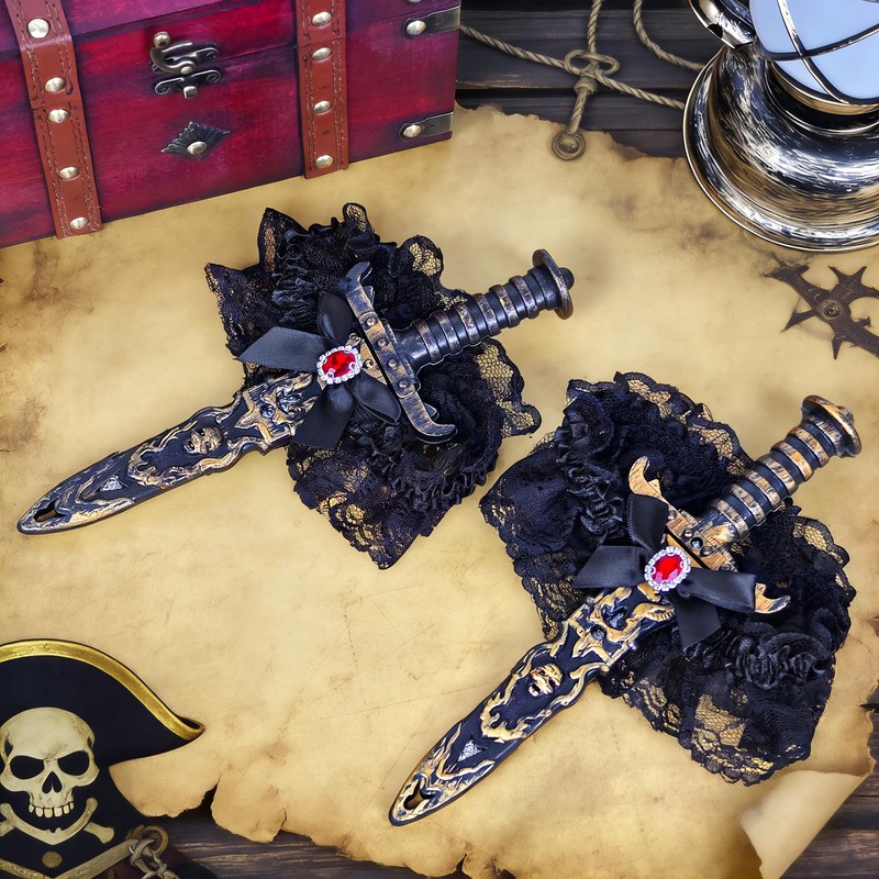 Horolam 2 Pezzi Spada da Pirata, Spada da Pirata con