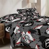 Allenjoy Full Size Fright Call Fitted Sheet Horror Film Bed