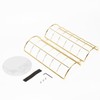NearMoon Toilet Paper Organizer Stand, Free Standing 3 Rolls Tissue