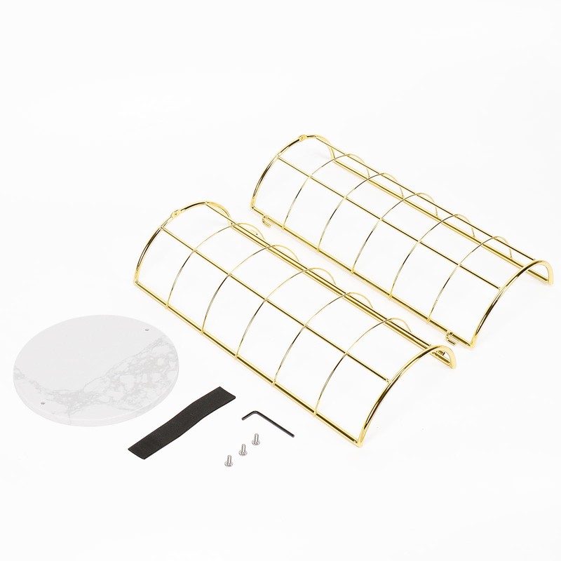NearMoon Toilet Paper Organizer Stand, Free Standing 3 Rolls Tissue