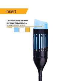 Backyadda Stylish 3-in-1 Metal Tiki Torches for Outside are The Only Torches Made Entirely of Aluminum Which Will Not Rust. Doubles As A Tabletop Torch for Your Patio Table. Includes Snuffer Cap.