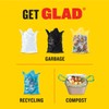 Glad 100% Compostable Drawstring Bags - Small 10 Litres -