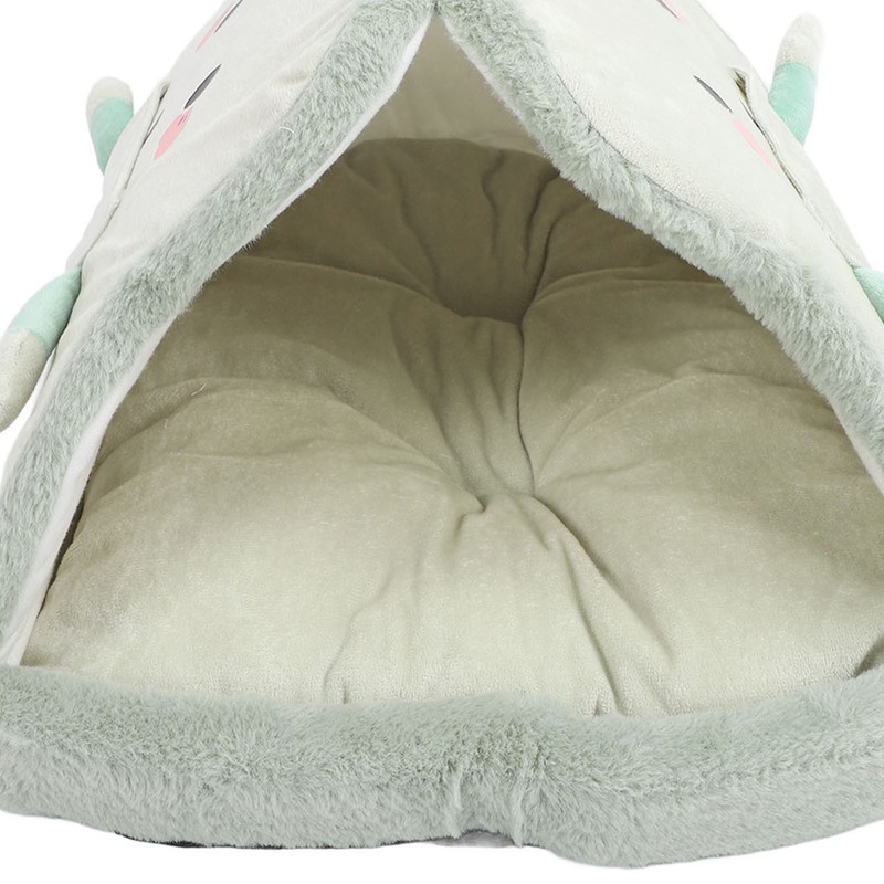 Pet Tent Cave Bed Soft Comfortable Breathable Warm Cat Bed