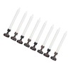 8PCS LED Taper Candle Flameless Window Candle Remote Control Warm