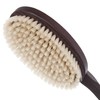 Redecker Thermowood Premium Bath Brush, Fixed Handle, Firm Pig Bristles,