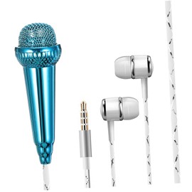 Abaodam Portable Mini Microphone for Mobile Phones Easy to Use Lightweight Design Compatible Smartphones Tablets and Laptops for Singing Chatting and Voice Recording