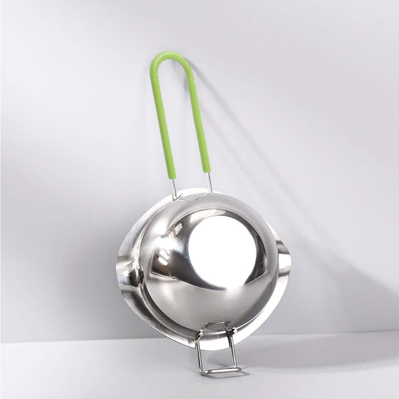 Stainless Steel Double Boiler with Silicone Spatula, Chocloate Metls Pot