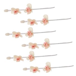 Ciieeo 6pcs Aromatherapy Stick Flower Reed Diffuser Dinner Table Decor Creative Decors Reed Sticks for Oil Diffuser for Housewarming Perfume Incense Stick Office Natural Bark Desk