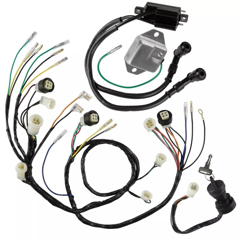 Caltric Wire Harness Regulator Ignition Switch Coil fits Yamaha Banshee