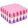 BalanceFrom 16-Pack 12x12 Inches EVA Interlocking Foam Play Tile Mat,