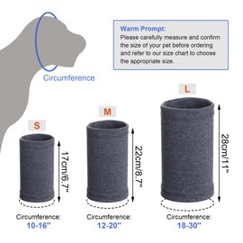 Quiet Ears for Dogs, Rbenxia 1 Piece of Dog Ear Cover Hoodies Dog's Ear Muffs Headband Noise Ear Protection Warm Winter Ear Scarf for Dogs (Grey, Small)