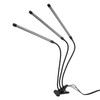 3 Head Clip Plant Light Full Spectrum Red White Warm