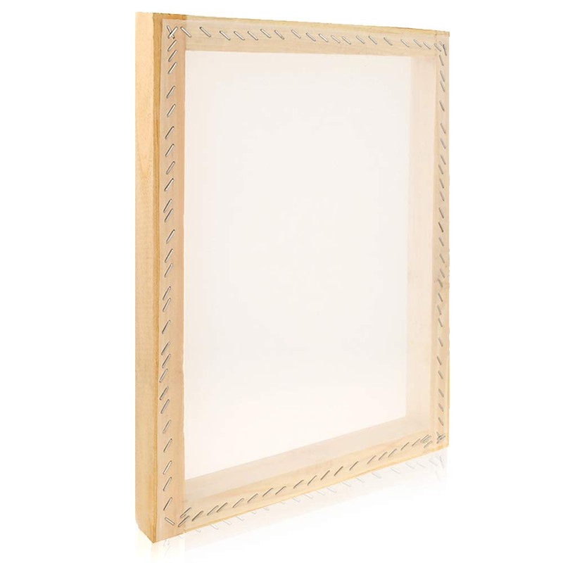 Pllieay 6 Pieces Wood Silk Screen Printing Frames, 10 x