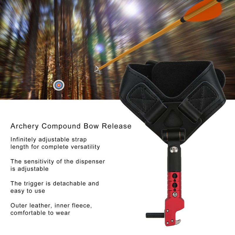 Archery Compound Bow Release Aids Trigger Adjustable Bow Release Wrist