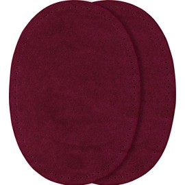 Prym 929374 Patches Faux Suede (Iron) 10 x 14 cm Dark Red