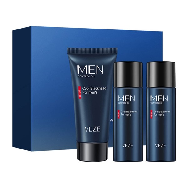 VENZEN Men's Cool Blackhead Removal Essence Nose Mask Pores Cleansing