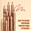 MADGININE Lip Liner Set 12 Pcs Lip Pencil, 12 Colours