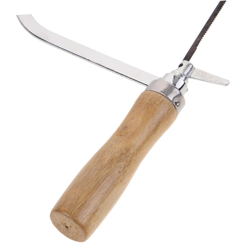 SHINEOFI 1 Set Coping Saw with Wooden Handle Ergonomic Hand
