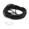 sourcingmap 10M 4mm Inner Dia Black Rubber Car Vacuum Hose