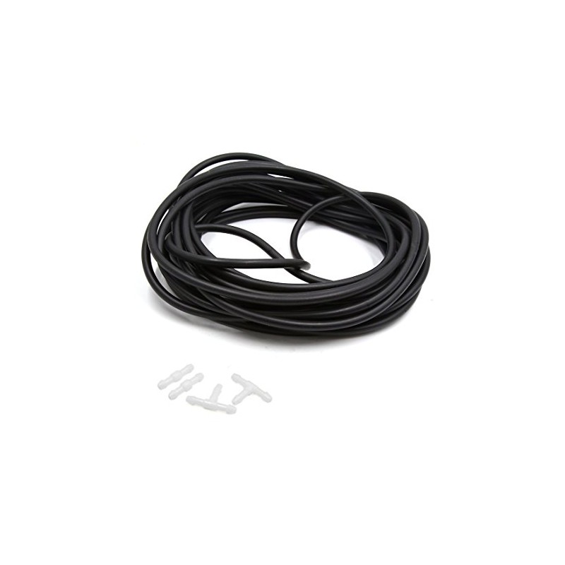 sourcingmap 10M 4mm Inner Dia Black Rubber Car Vacuum Hose