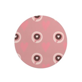 Questo Casa, Runden Digital Bedruckt Mauspad, rutschfeste Unterseite, für Büro und Zuhause, Durchmesser: 22 cm