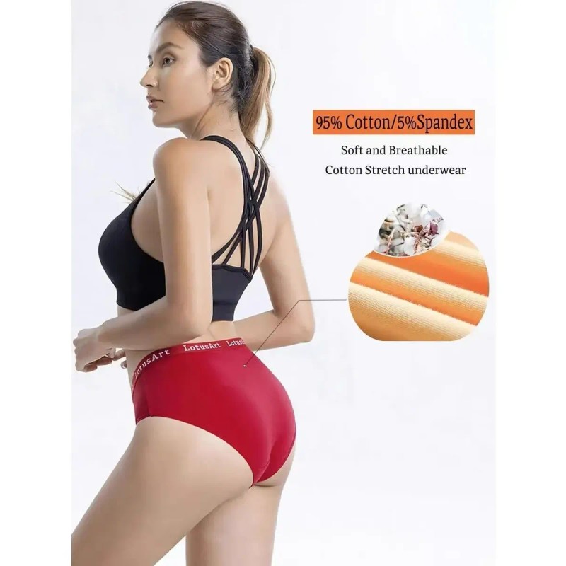Ropa Interior De Algodón Para Mujer De Talla Grande De