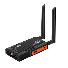 RX Only, Wireless HDMI Extender Receiver, Up to 1 TX to 4 RX Connections, Max Line-of-Sight Transmission Distance 1 TX to 1 RX (250m), 1 TX to 2 RX (230m), 1 TX to 3 RX (210m), 1 TX to 4 RX (190m)