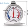 Oven Thermometer 50-300°C/100-600°F, Oven Grill Fry Chef Smoker Thermometer Instant