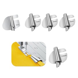 Ceeyoll Sewing Accessories Sewing Foot Rolled Hem Foot for Sewing Machine, Universal Sewing Machine Rolled Hem Foot Set, 6/7/8/9/10 mm Accessories Rolled Hem Presser Foot, for Sewing Machine Hems