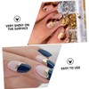 Healeved Nail Art Foil Glitter Sequins Nail Decor Stickers for