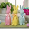Fun Express Flocked Easter Bunny Tabletop Decorations - 3 1/2"