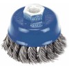 Cup Brush Diameter 75 mm M14 Knotted Wire Brush for