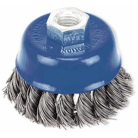 Cup Brush Diameter 75 mm M14 Knotted Wire Brush for Angle Grinder Bevel Brush