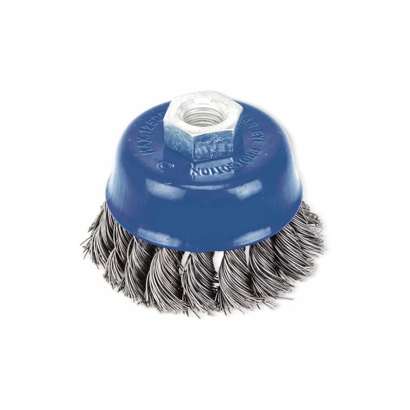 Cup Brush Diameter 75 mm M14 Knotted Wire Brush for