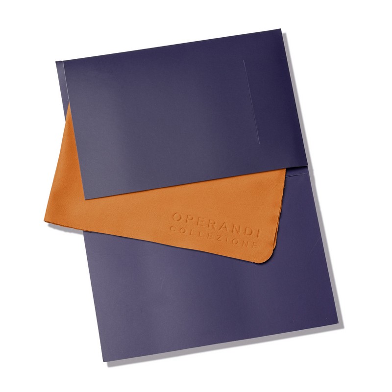 Operandi Premium Microfiber Polishing & Cleaning Cloth/Orange for Watches