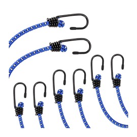 JNNJ Pack of 8 Universal Tie Down Straps Luggage Tensioner Set Luggage Straps for Attaching with Tie Down Straps Tensioning Rubber Car Transport Straps Expander Tie Down Straps for Car