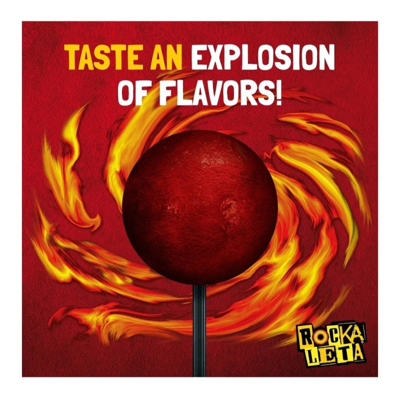 Sonrics - Rockaleta (Spicy Lollipops with Gum Center) 1pk/20ct **MEXICAN