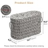 Toilet Paper Storage Basket with Lid, Narrow Bathroom Organizer for