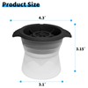 Meetall 2 Pack Diamond Shape Ice Cube Mold for Whiskeys,Cocktails