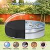 Krismile Solar Stock Tank Pool Cover,Heavy Duty All-Weather Protection 8Ft