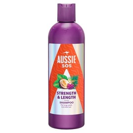 Aussie SOS Strength & Length Shampoo 300ml for Long, Weak and Brittle Hair