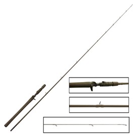 Savage Gear SG4 Vertical Specialist Trigger 198 cm 30-65 g Vertical Rod for Baitcaster Reels, Bass Rod for Vertical Fishing, Spinning Rod for Bass Fishing, Baitcaster Rod