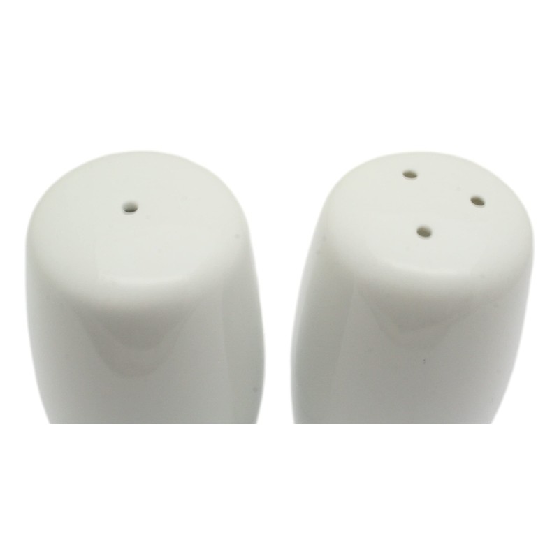 Meerkat China Salt and Pepper Shakers Cruet Set Modern White