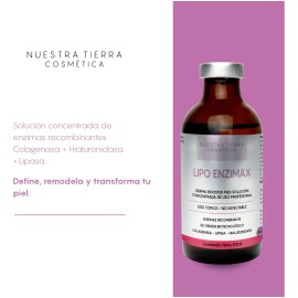 Vial Enzimas Recombinantes Dermapen Lipasa/hialuronidasa Momento de aplicación Día/Noche Tipo de piel Todo tipo de piel