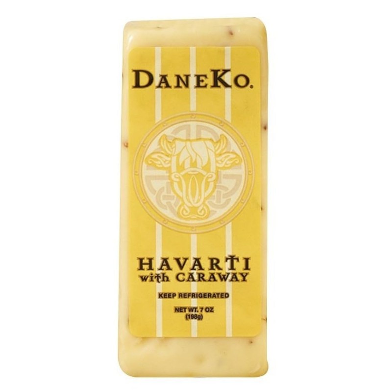 DaneKo Caraway Havarti Bar, 7 oz, 6 Pack