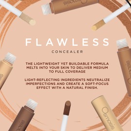Osmosis Flawless Concealer, Lightweight, Medium To Full Coverage, Natural Matte Finish, Conceals, Corrects, Covers, Hydrates, 10 Shades, Java 0.47 Fl Oz
