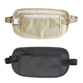 The Bum Bag for Travel, Pack of 2 Waist Bag, Hidden Money Belt, Travel Bag, Waist Belt Bag for Men and Women, Waterproof Waist Bag, Money Belt for Men and Women