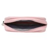Pen Pencil Case 3 Compartments Canvas Portable Large Capacity Pencil